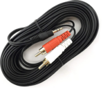 AUX Jack 3.5mm to 2-RCA Audio Cable Speaker to Phone 20M