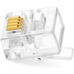 Rj11 4P4C Modular Plug for Telephone Cable 5 PCS