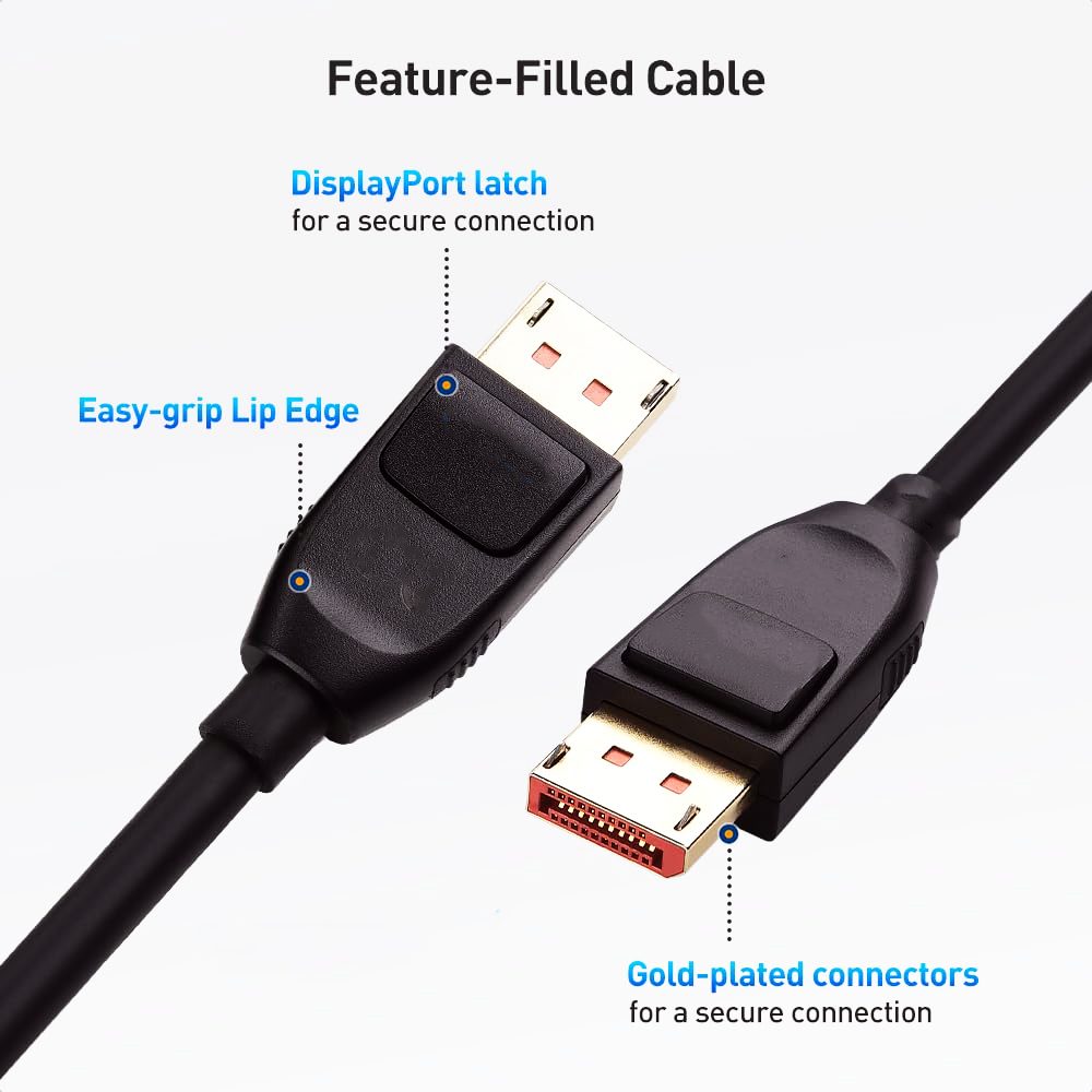 Display Port to Display Port Cable 80cm - Image 3