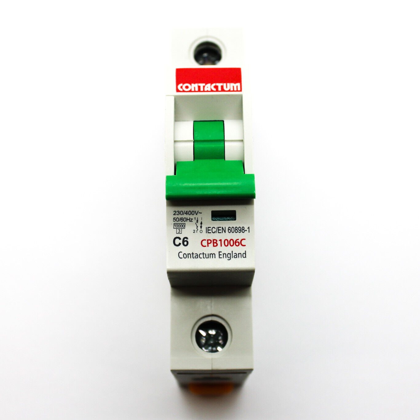 Contactum CPB1006C Circuit Breaker MCB SP C-Type 230VAC 6A 10kA
