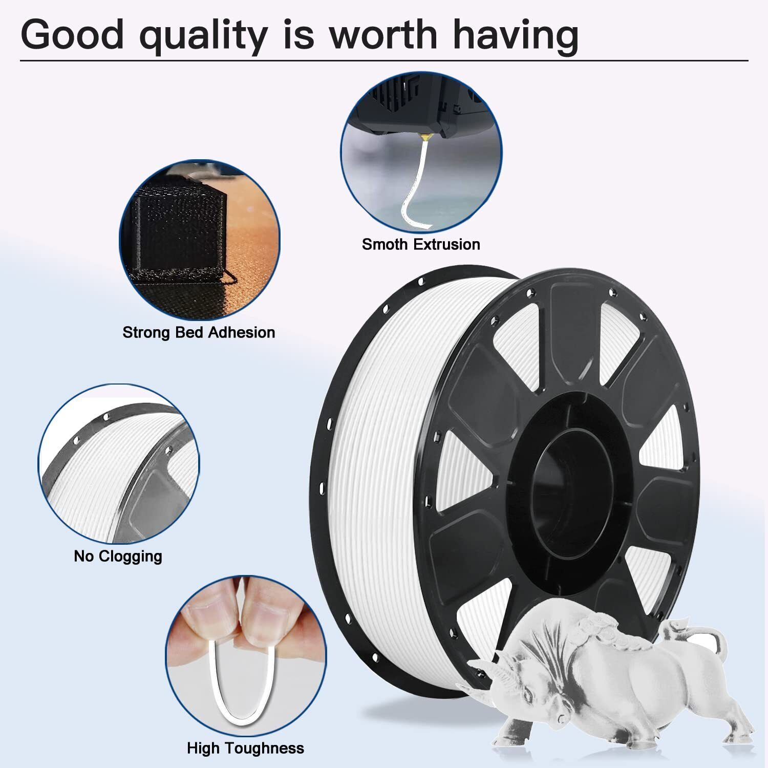 Ender PLA Filament 1.75mm 1Kg Roll for 3D Printer - Image 9