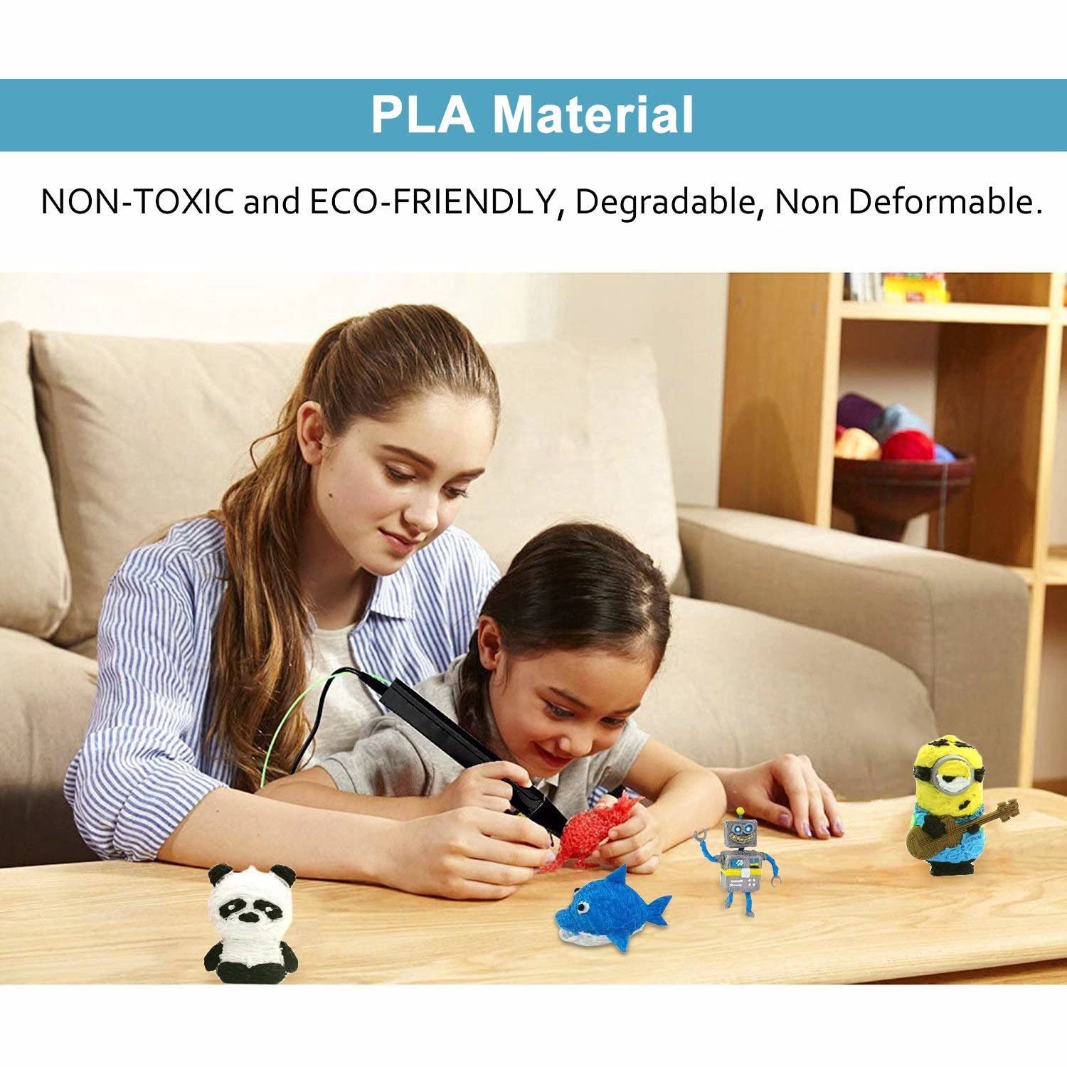 PLA 3D Pen Filament 1.75mm 5 Meter x 30 Color - Image 4