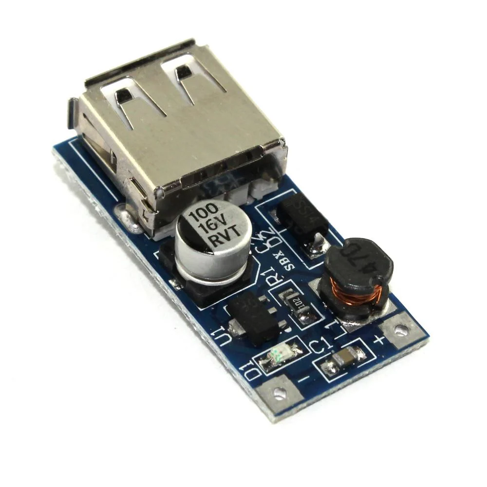 USB DC-DC Converter Step Up Module 0.9-5V to 5V - Image 2
