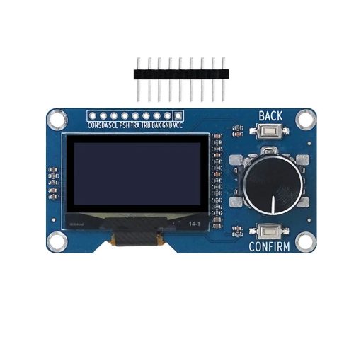 930xl Display Module OLED Display I2C 0.9 Inch Module with EC11 Rotary Encoder