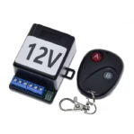DC 12V RF Wireless Relay Control Switch 2CH 433MHZ with Remote