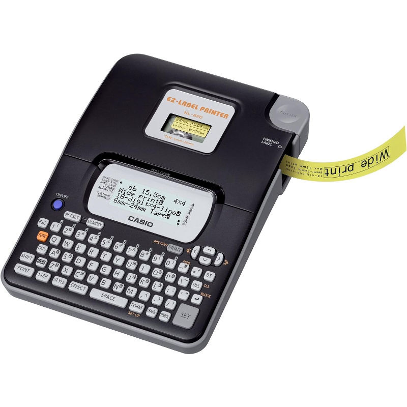 CASIO KL-820-W Label Printer - Image 2