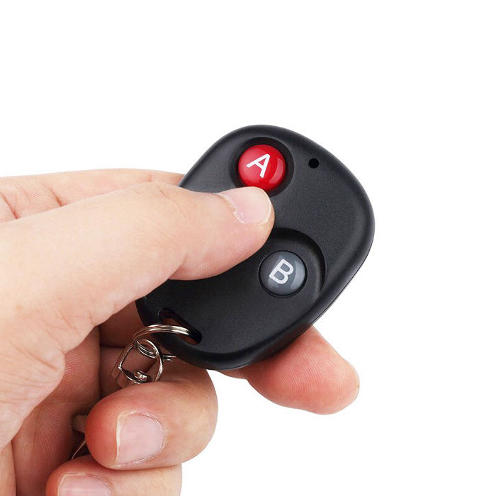 AC DC 12V-220VAC RF Wireless Relay Control Switch 2CH 433MHZ with Remote