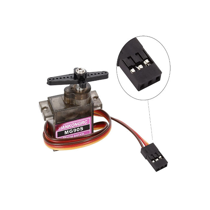 MG90S Micro Servo Continuous Rotation 360 Degree (Full Metal Gear ) - Image 5