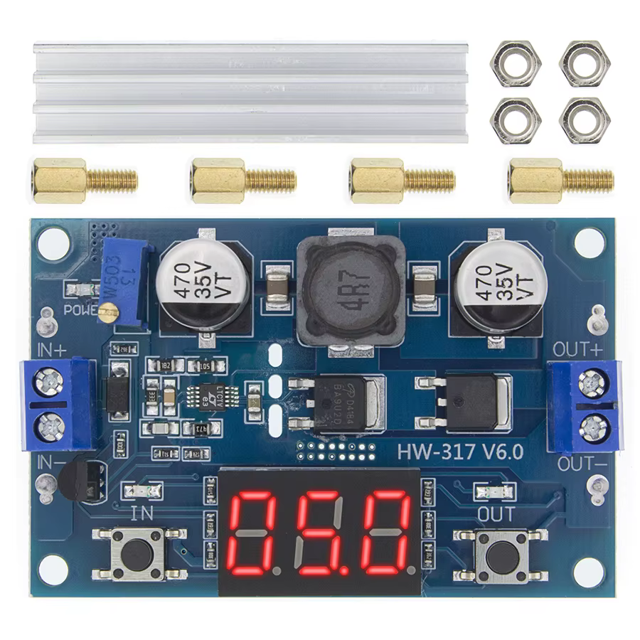 LTC1871 DC-DC Step Up Boost Converter 3.5-35V With Voltmeter Display - Image 2