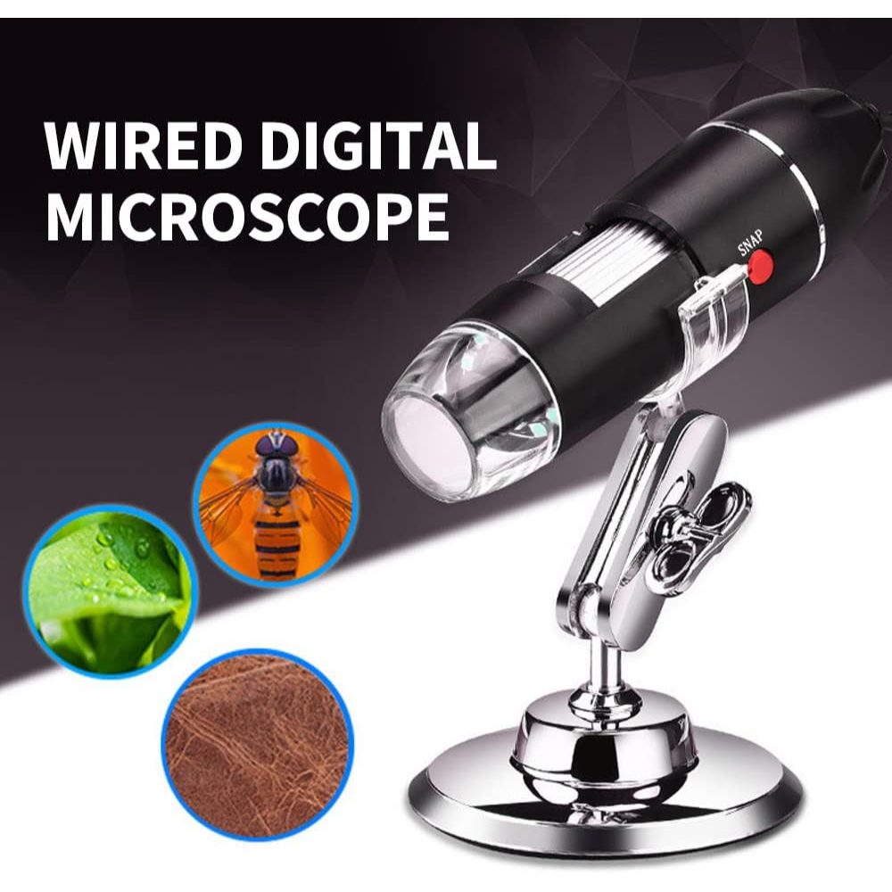 USB Digital Microscope with LED Illumination 1600X - Image 3