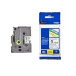 BROTHER TZ2-221 Laminated Label Tape Cassette 8m Black on White 9mm