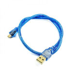USB Cable to Micro USB Cable 30cm Blue
