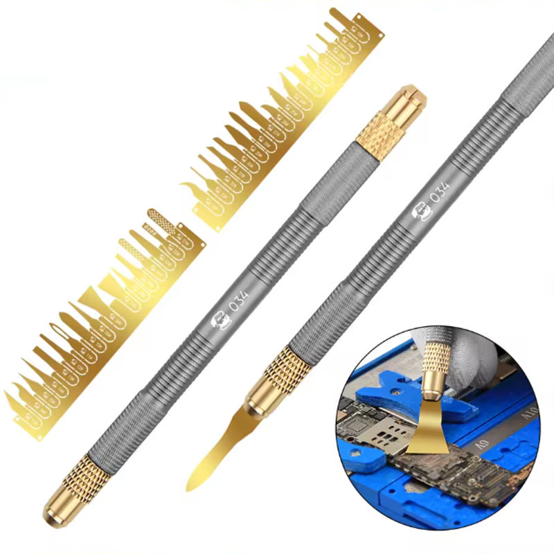 Mechanic 034 Metal Double-End Knife Set with 34 Blades