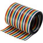 Multicolor Flat Ribbon Cable 50 Wire 1mm Pitch 1 meter