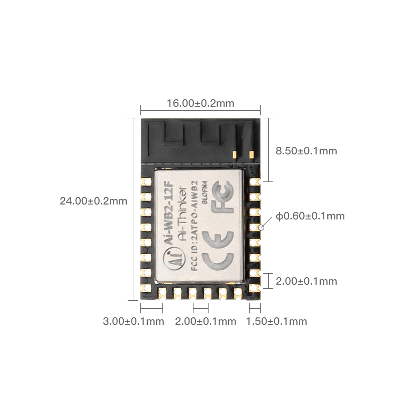 Ai-Thinker AI-WB2-12F WIFI & BLE 5.0 Module - Image 4