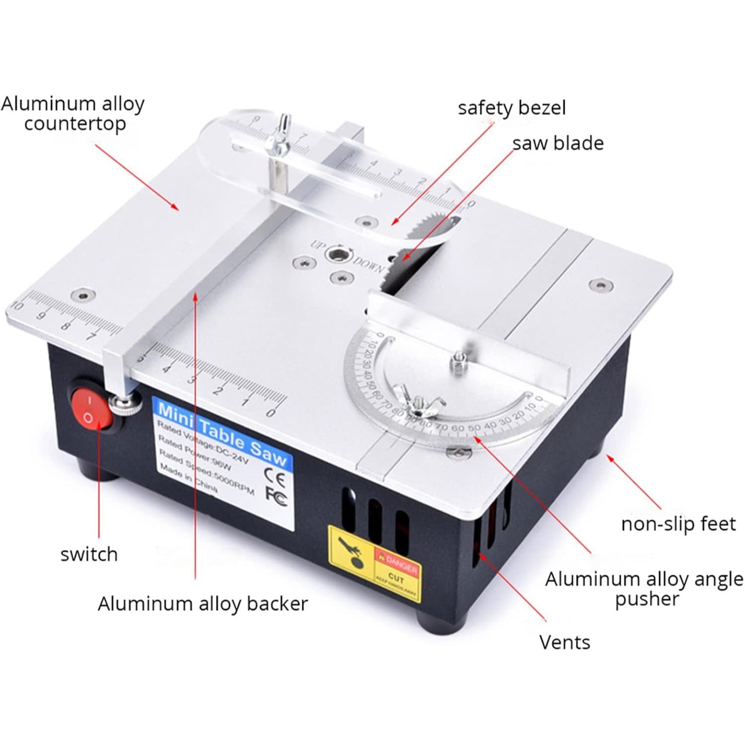 S3GP Aluminum Mini Table Saw - Image 4