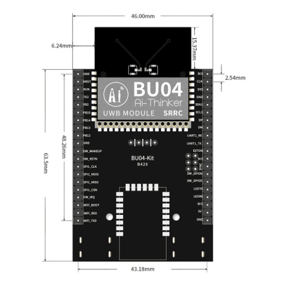 Ai-Thinker BU04-Kit UWB Positioning Development Board - Image 2