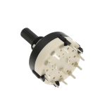 RS26 Plum Blossom Rotary Selector Switch 1 Pole 12 Position 20mm