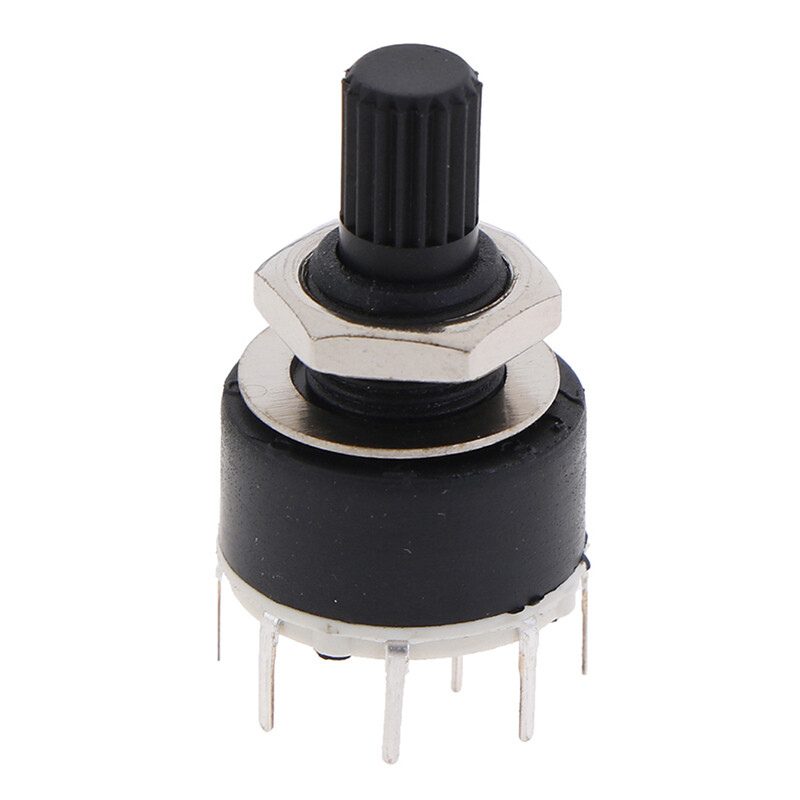 RS16 Plum Blossom Rotary Selector Switch 2 Pole 4 Position 15MM