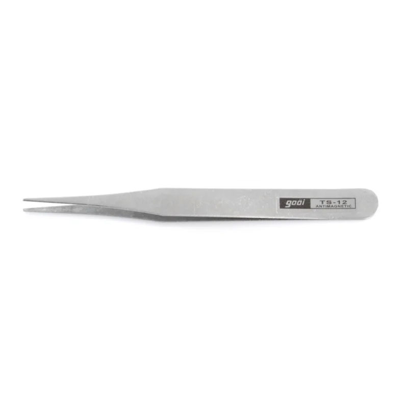 Stainless Steel Straight Tweezer TS-12 - Image 2