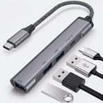 USB Type-C To USB HUB Converter 4 Ports 3 USB-A & USB TYPE-C