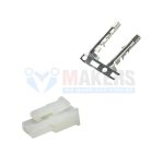 Automotive Wire Connector Female 5557-1x2P-4.2mm 2 Pin with Contacts