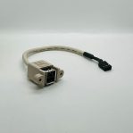 Dual USB Female to Dupont Crimp Connector 2*4 Pin Extension Cable