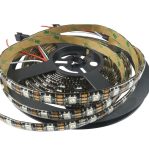 WS2812 Addressable RGB WaterProof LED Strip 60LED/m DC5V 10mm IP65 (Reel 5m)