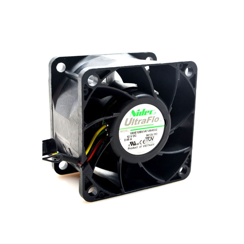 Nidec DC Fan V60E12BS1A7-09A032 12V 2.45A 60x60x38mm (USED LIKE NEW) - Image 2