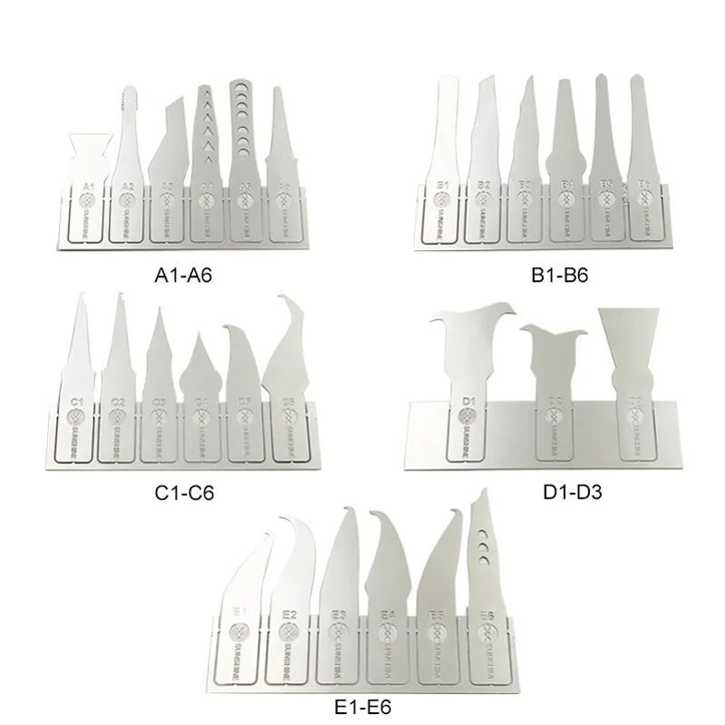 OSS TEAM W110+ BGA Repair Blade Set 27 PCS - Image 2