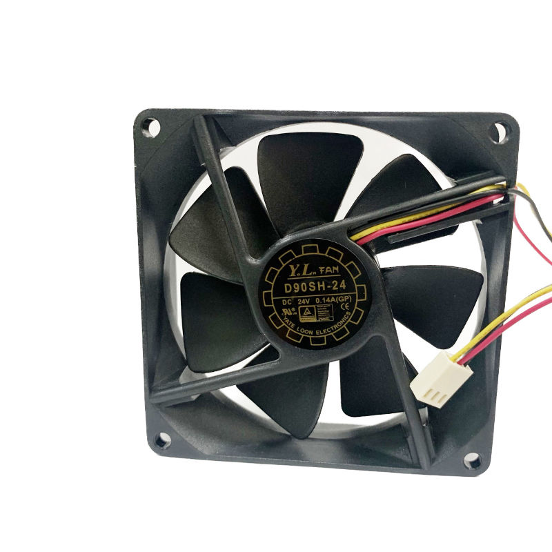 YATE LOON DC Fan D90SL-12 12V 0.14A 90mmx90mmx25mm (USED LIKE NEW)