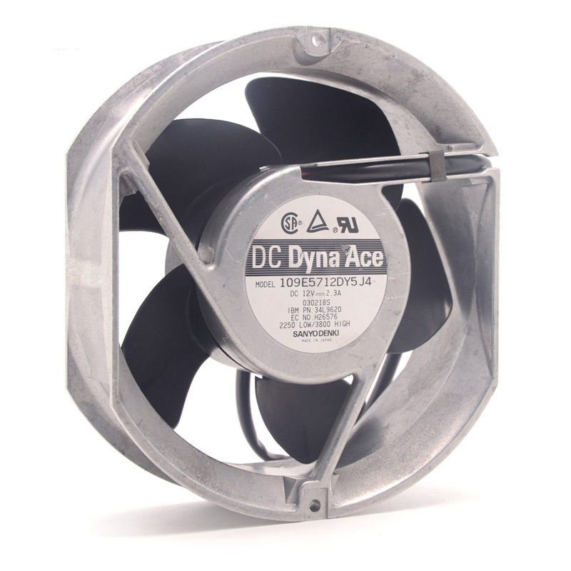 SANYO DENKI DC Fan 109E5712DY5J4 12V 2.3A 170mmx150mmx50mm (USED LIKE NEW) - Image 3