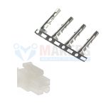 Automotive Wire Connector Female 5557-2x2R-4.2mm 4 Pin with Contacts