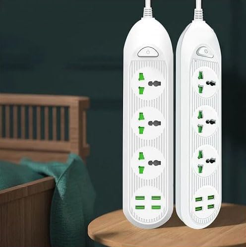 X-SCOOT XS-506 Power Socket With 3-Electric Plugs & 4-USB Ports 2Meter - Image 2