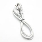 White 3 Core Power Cable Male Schuko to Female IEC-C13 Plug 10A 1.5meter