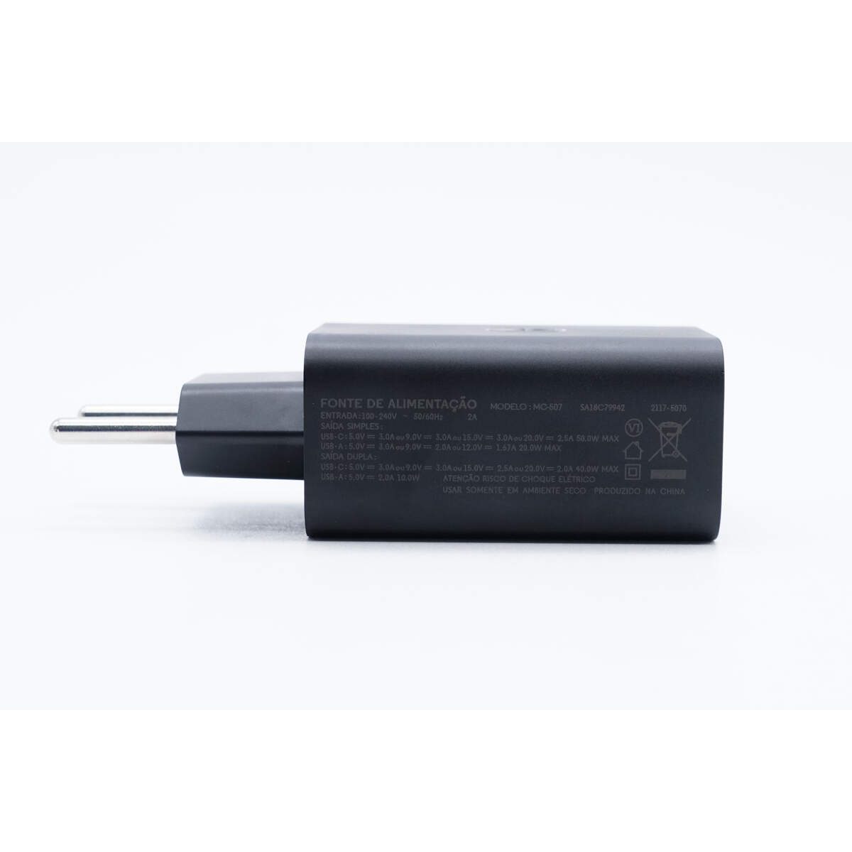 Original Motorola MC-507 USB Charging PLUG with Dual USB Output - Image 3