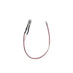 Orange Transparent Led 5mm Pre Wired 12V