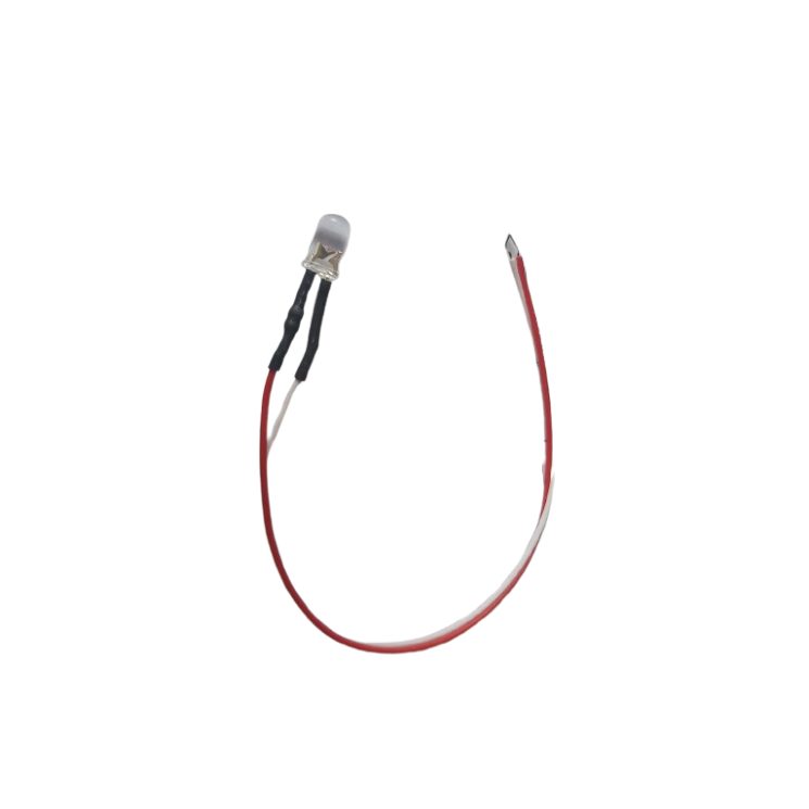 Orange Transparent Led 5mm Pre Wired 12V