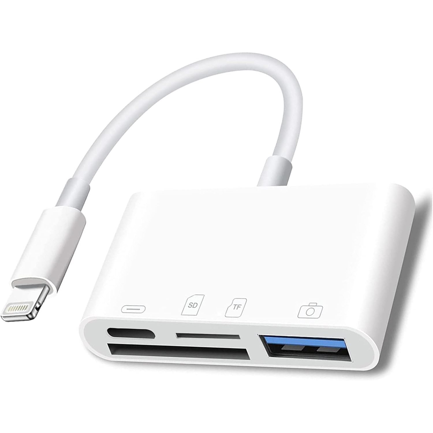 Lightning Hub 4 IN 1 USB, Lightning & SD/TF