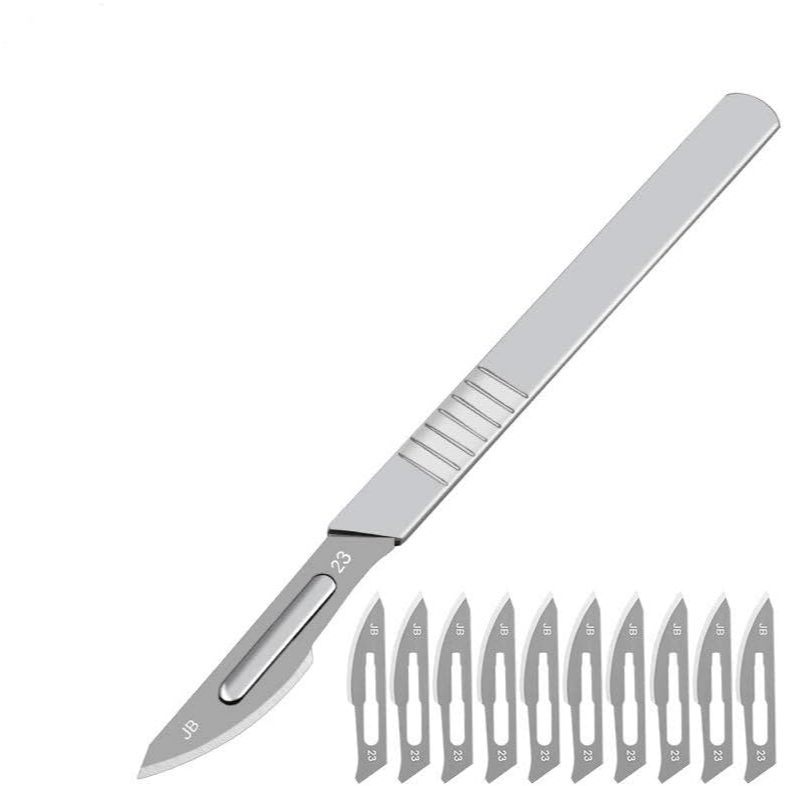 DIY Cutting Knife Scalpel Sterile with Blades NO.23 10 PCS - Image 2