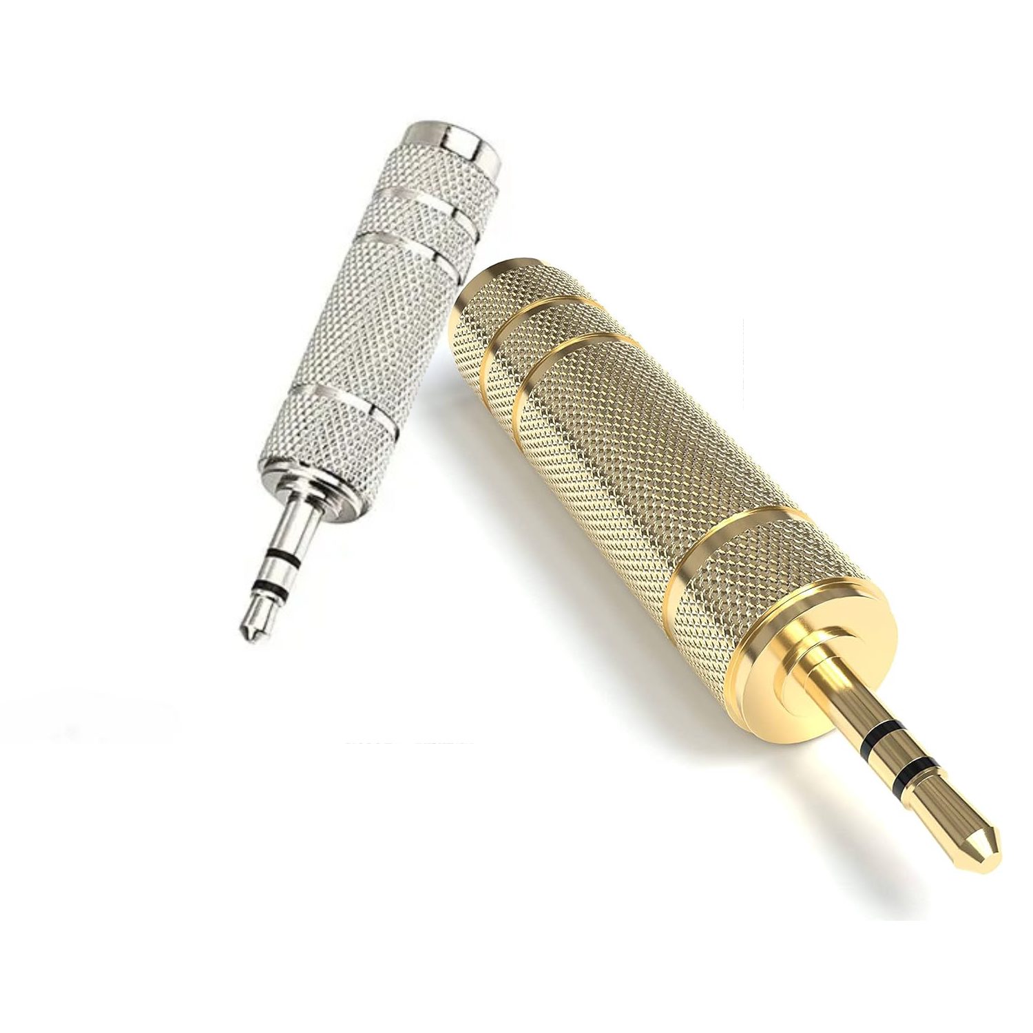 AUX Audio Converter 6.35mm Female to 3.5mm Male