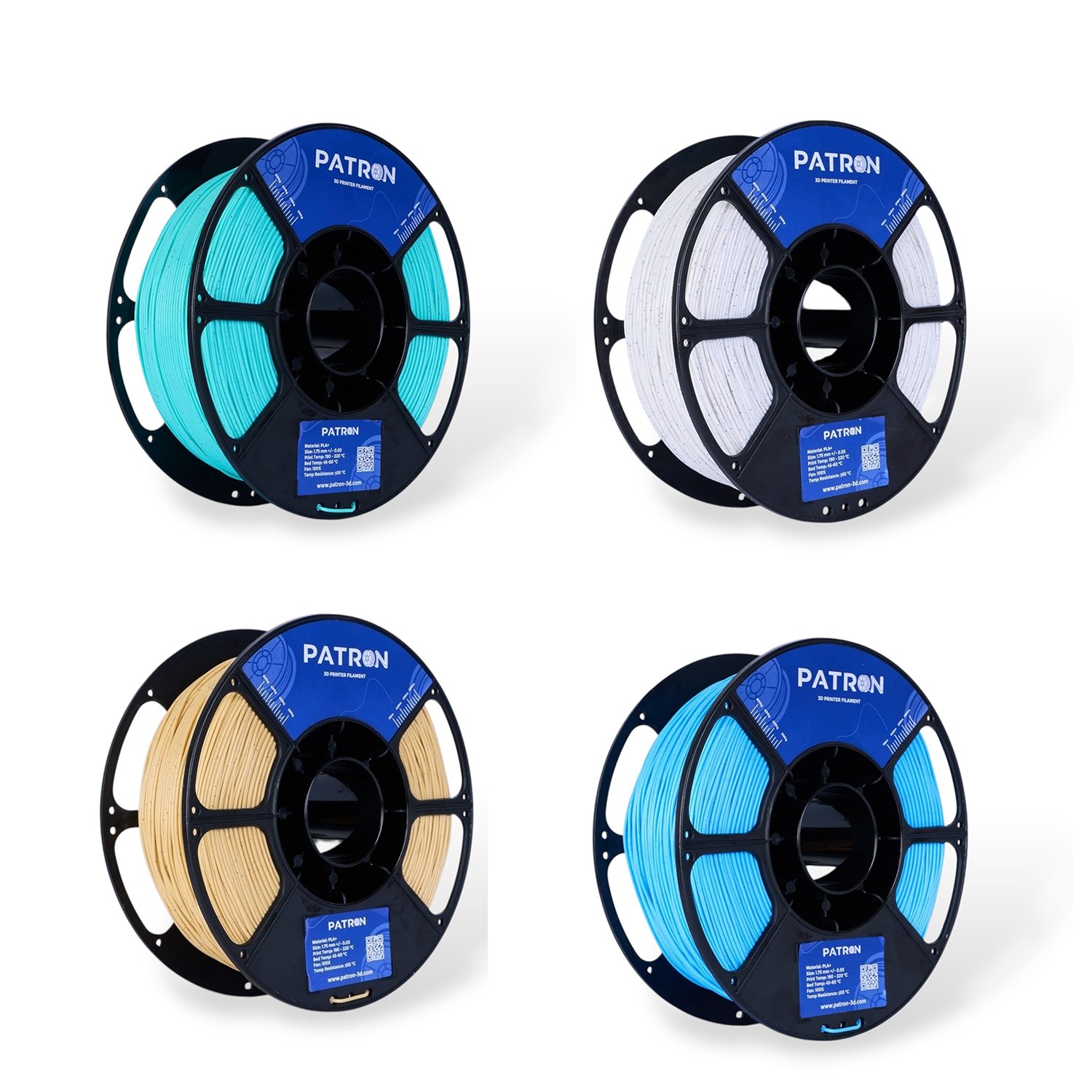 PATRON PLA+ Filament Marble 1.75mm 1Kg Roll for 3D Printer