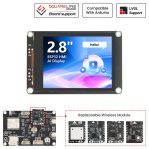 ELECROW CrowPanel Advance 2.8“ HMI| ESP32-S3 AI-Powered IPS Touch Screen 320x240 With Acrylic Case