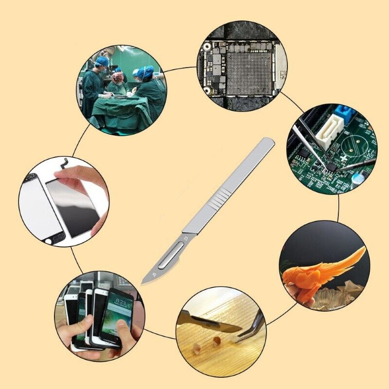 DIY Cutting Knife Scalpel Sterile with Blades NO.23 10 PCS - Image 3