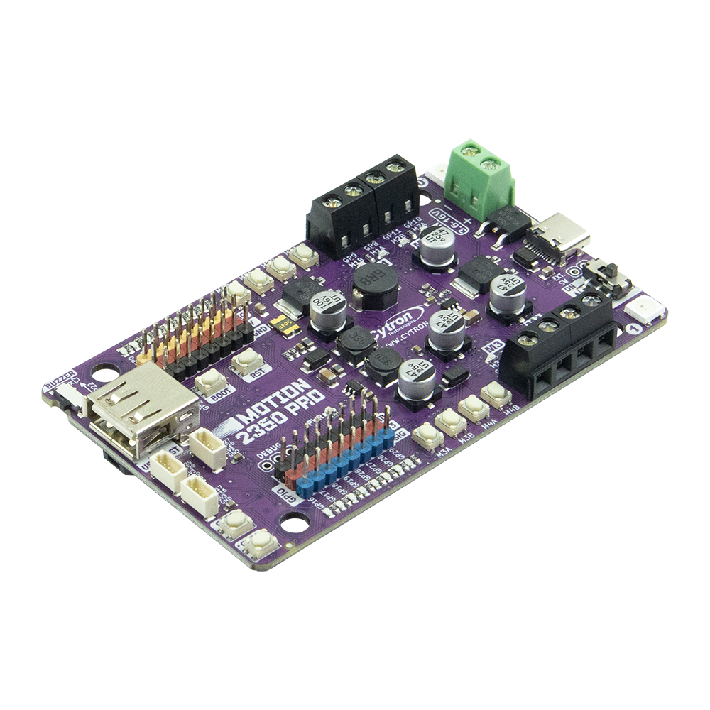 Cytron MOTION-2350-PRO RP2350 Advanced Robotics Controller for Beginners