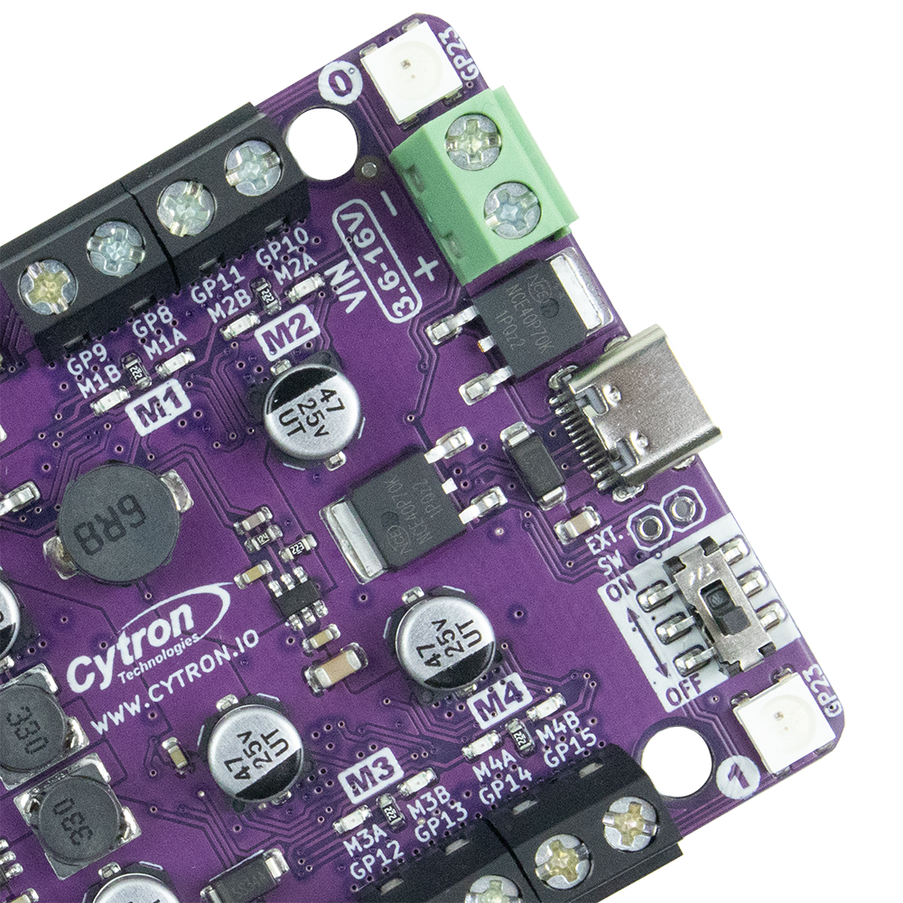 Cytron MOTION-2350-PRO RP2350 Advanced Robotics Controller for Beginners - Image 8