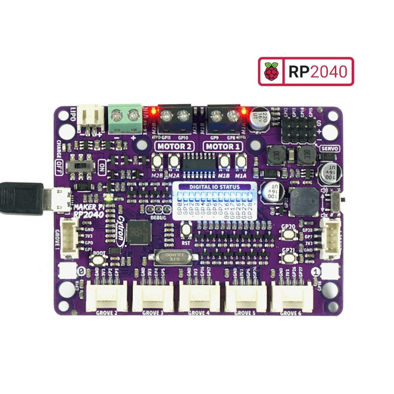 RP2040 Dual core ARM Cortex-M0 Microcontroller QFN56