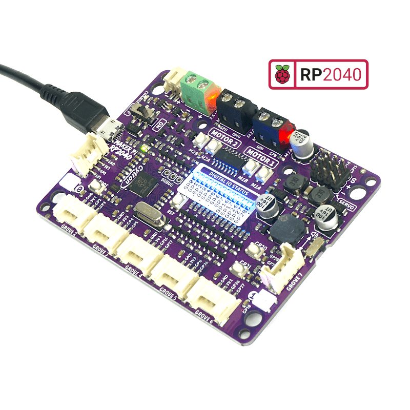 Cytron MAKER-PI-RP2040 Simplifying Robotics Controller with Raspberry Pi® RP2040 - Image 2