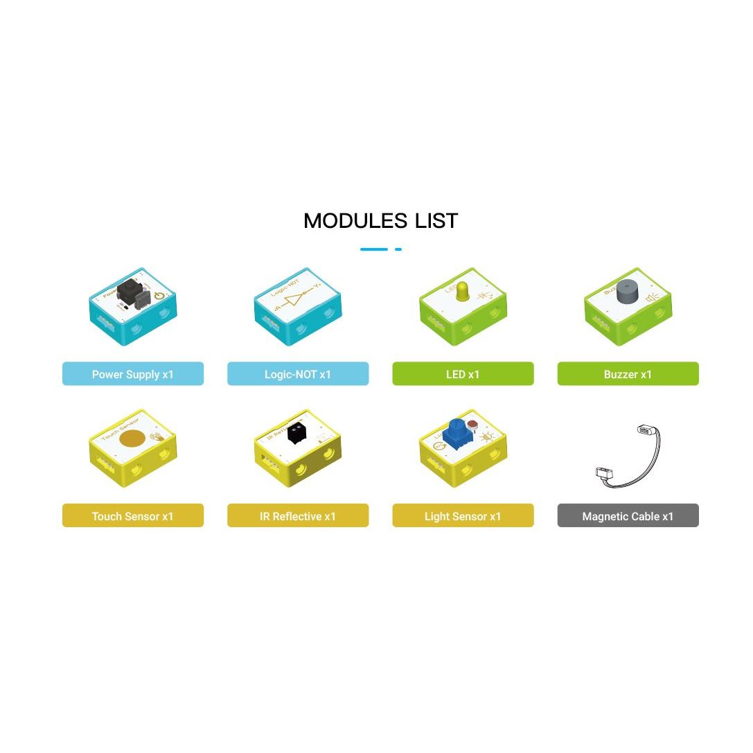 ELECROW Crowbits-Hello Kit with 7 modules, Programming Learning Kit, STEM Project Toys - Image 5