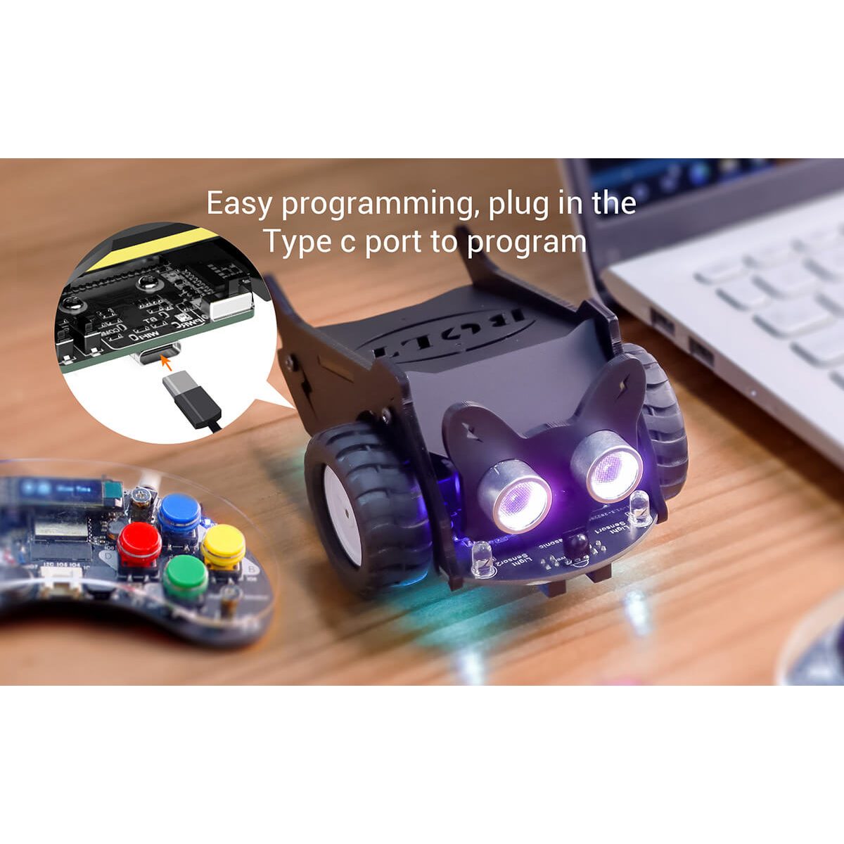 ELECROW CrowBot BOLT-with Infrared Remote Control - Image 4